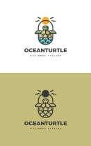 Ocean Turtle Logo Template Screenshot 3