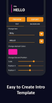 Intro Maker No Watermark - Android App Template Screenshot 3