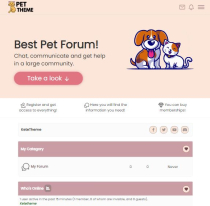 PetTheme - MyBB Theme Screenshot 1