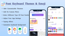 Keyboard Themes Emoji Fonts For Android Screenshot 1