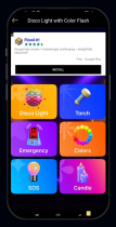 Disco Light with Color Flash - Android App Templat Screenshot 5