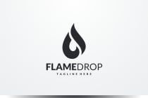 Flame Drop Logo Template Screenshot 4