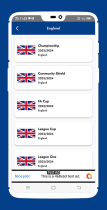Soccer Live Scores - Android App Source Code Screenshot 7