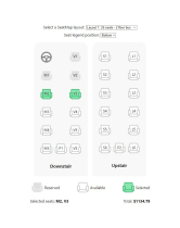 React Seat Map Picker Screenshot 1