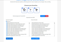 SEO Keyword Generator JavaScript Screenshot 5