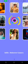 Selfie - Makeover Camera - Android App Template Screenshot 1