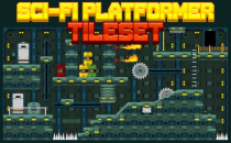 Sci-fi Platformer Tileset Screenshot 1