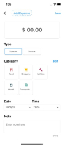 Flutter Expense Manager Screenshot 1