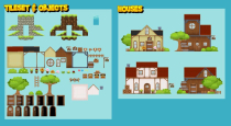 The Village - Platformer Tile Set Screenshot 3