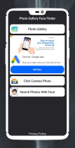 Photo Gallery Face Finder - Android Template Screenshot 2