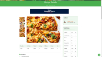 SweetFood - The Ultimate PHP Recipe Platform Screenshot 5