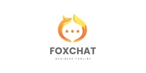 Fox Chat Logo Template Screenshot 1