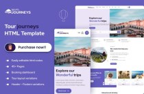 Tour Journeys Agency - TailwindCss HTML Template Screenshot 9