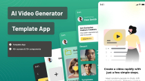 AI Video Generator  Flutter Template App Screenshot 1