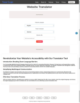 Website Translator PHP Script Screenshot 1