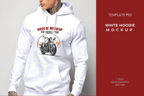 White Hoodie - Mockup Template PSD  Screenshot 3