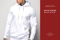 White Hoodie - Mockup Template PSD  Screenshot 4