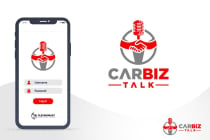 Automotive Car Business Deal Talk Podcast Logo Screenshot 5