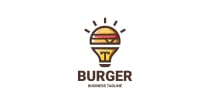 Smart Burger Logo Template Screenshot 1