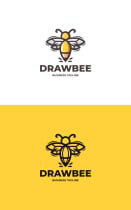 Drawing Bee Logo Template Screenshot 3