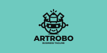 Creative Art Bot Logo Template Screenshot 2