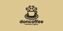 Donut & Coffee Logo Template Screenshot 2