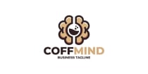 Coffee Mind Logo Template Screenshot 1