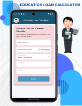 Education Loan Calculator - Android App Screenshot 2