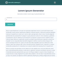 Dummy Data Generator Core PHP Script Screenshot 1