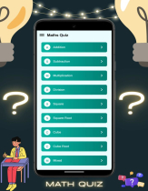 Math Quiz - Android App Template Screenshot 5