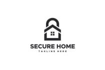 Secure Home Logo Template Screenshot 3