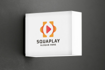 Square Media Play Logo Screenshot 1