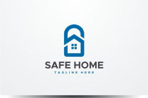 Safe Home Logo Template Screenshot 1