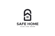 Safe Home Logo Template Screenshot 3