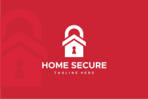 Home Secure Logo Template Screenshot 2