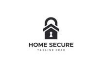 Home Secure Logo Template Screenshot 3