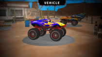 Monster Truck Stunt Racing Unity Screenshot 1