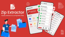 Zip Extractor - Android App Template Screenshot 1