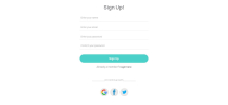 Reem - PHP Simple And Social Login System Screenshot 1