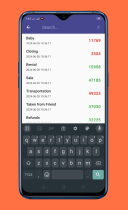 Budget Planner Android Source Code Screenshot 4