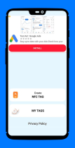 NFC Tag Reader - Android App Source Code Screenshot 2