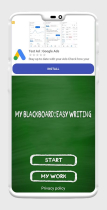 Black Board Easy Writing - Android App Source Code Screenshot 2