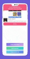 Employee Attendance Android App Screenshot 3