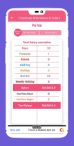 Employee Attendance Android App Screenshot 8