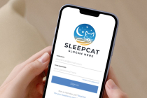 Sleep Cat Pet Logo Screenshot 2