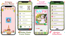 Birthday Status Maker - Flutter Application Screenshot 1