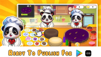 Panda The Cake Maker - HTML5  Construct 3 game Screenshot 2