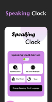 Speaking Clock - Voice Alarm - Android Screenshot 2