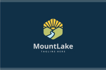 Mountain Lake Logo Template Screenshot 2