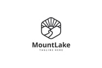 Mountain Lake Logo Template Screenshot 3